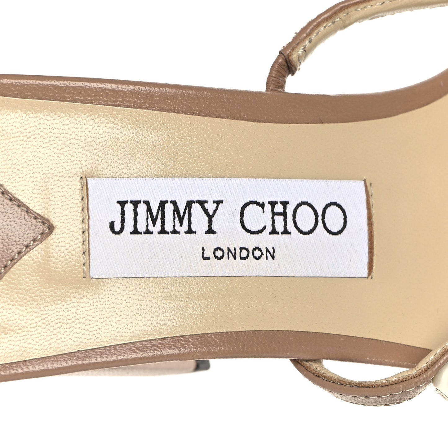 Calfskin Pearl Embellished Amara 85 Mule Sandals 38.5 Beige