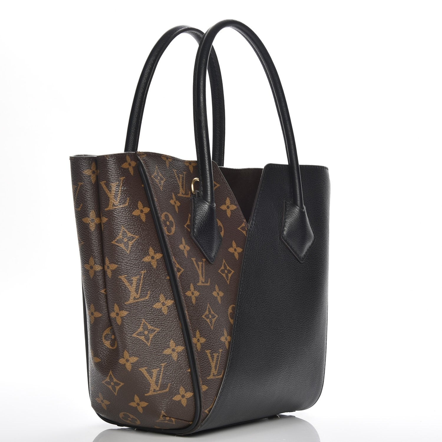 Louis Vuitton Calfskin Monogram Kimono Tote PM Black 3 of 6