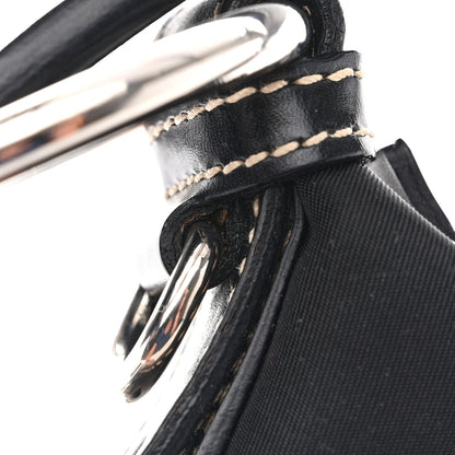 Prada Tessuto Nylon Saffiano Hobo Black 11 of 12