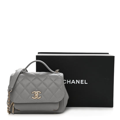 Chanel Caviar Quilted Small Business Affinity Flap Grey 11 of 11