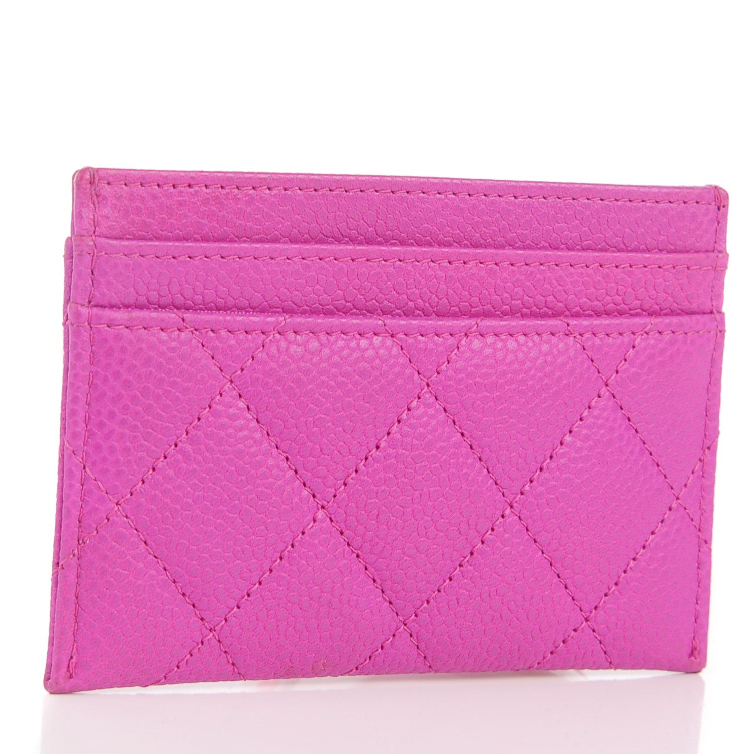 Chanel Iridescent Caviar Quilted Simply CC Card Holder Pink 3 of 7