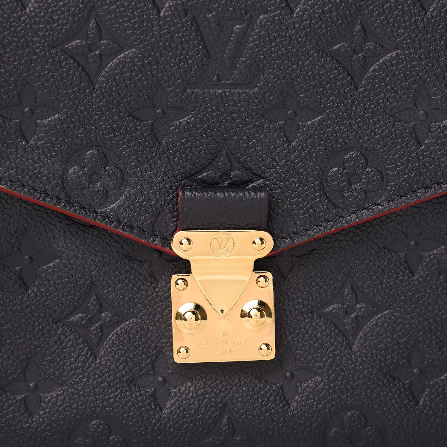 Louis Vuitton Empreinte Pochette Metis Marine Rouge 8 of 11