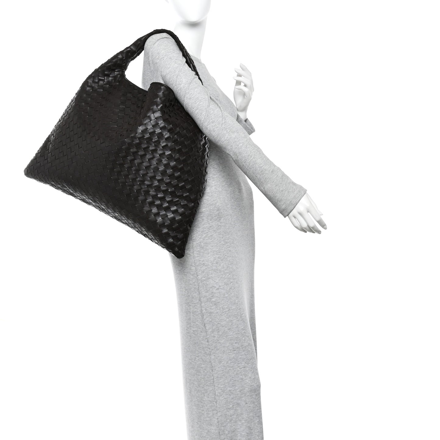 Calfskin Intrecciato Large Hop Fondant