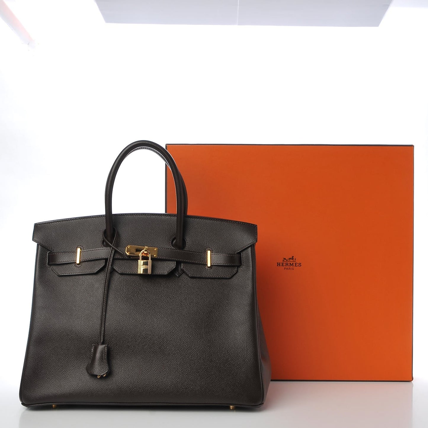 Courchevel Birkin 35 Chocolate
