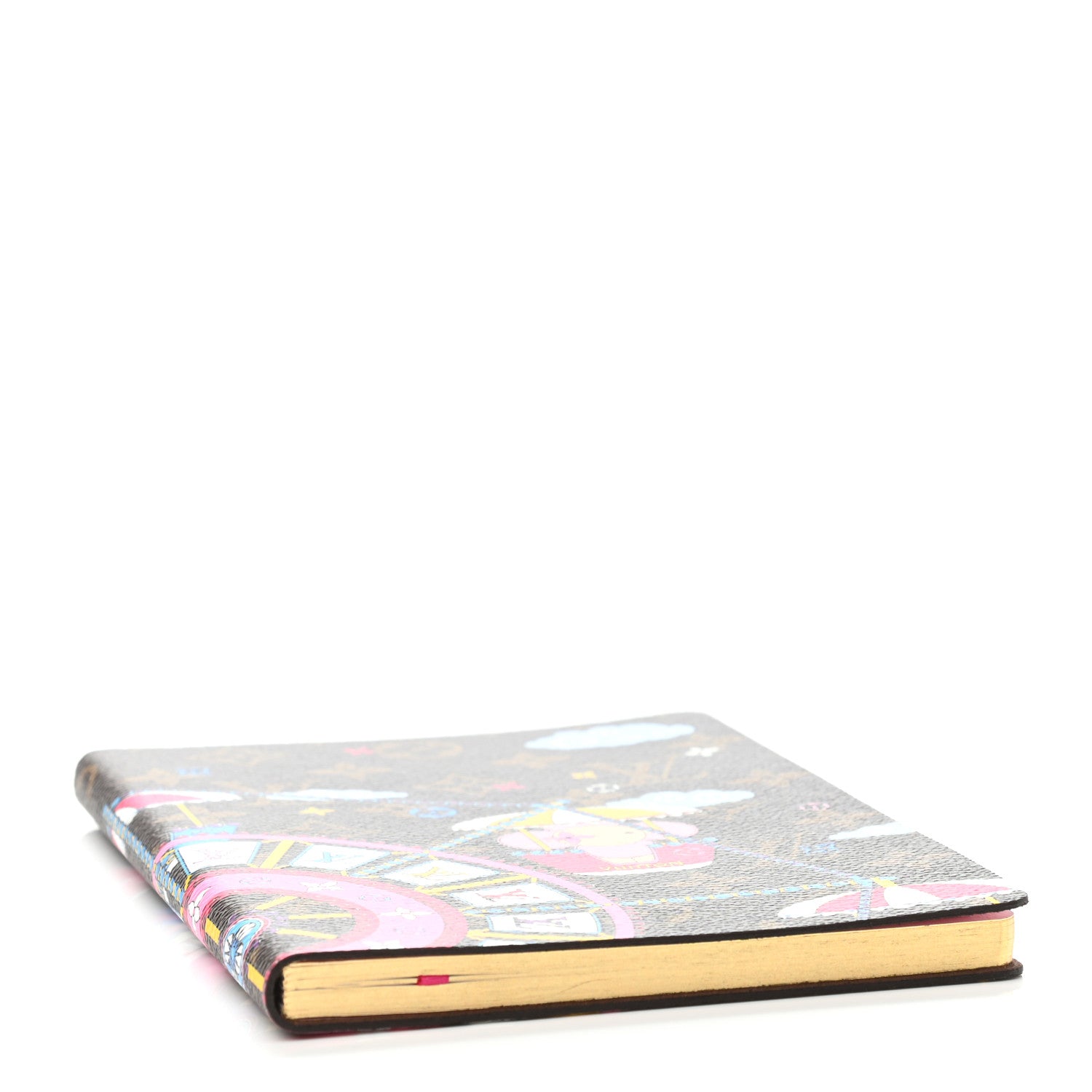 Louis Vuitton Monogram 2020 Christmas Animation Big Wheel Notebook MM Rose Ballerine 3 of 4