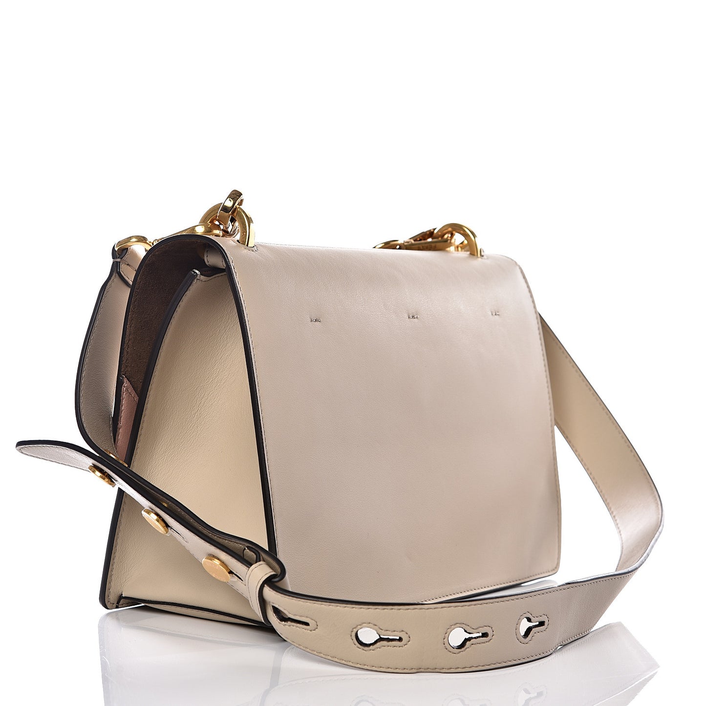 Vitello Grace Matte F is Fendi Kan U Shoulder Bag Nuvola