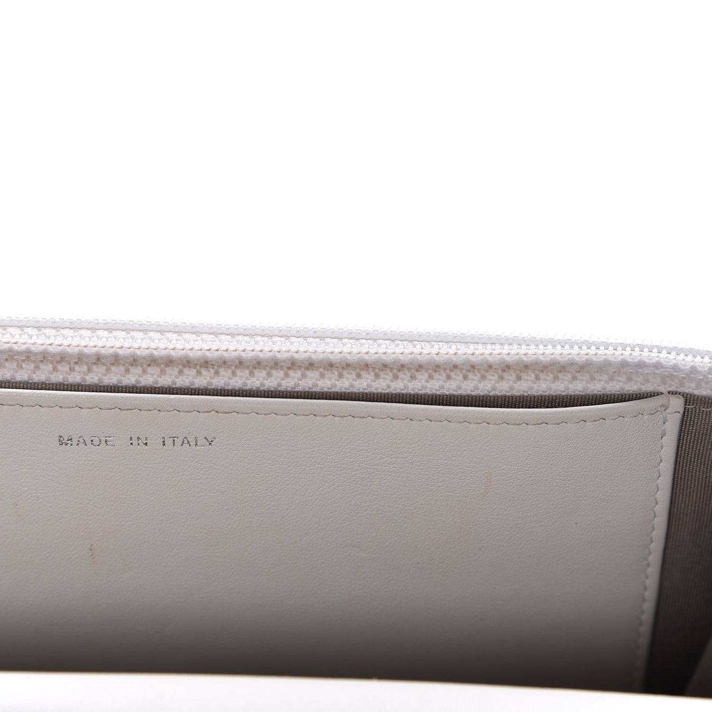 Caviar Timeless CC Wallet on Chain WOC White