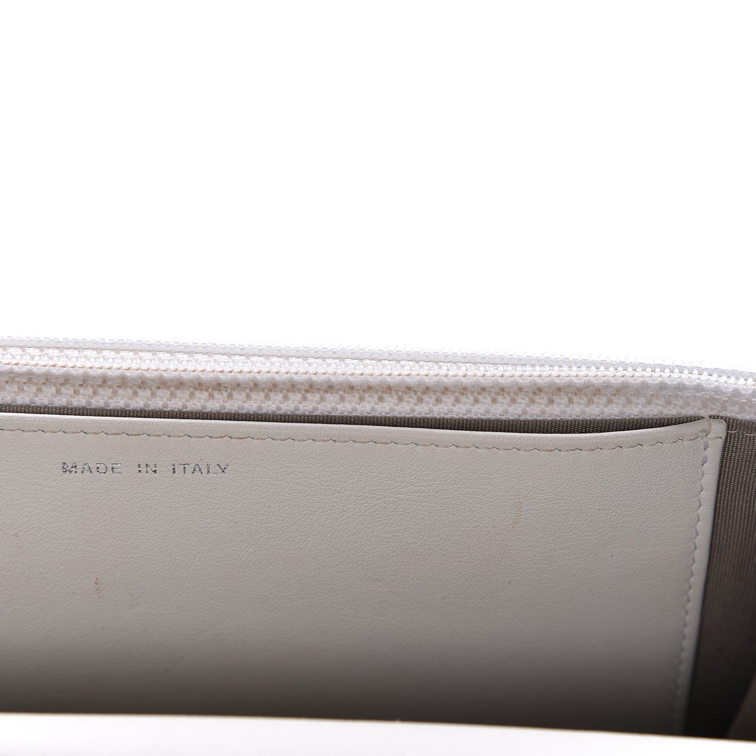 Chanel Caviar Timeless CC Wallet on Chain WOC White 10 of 13