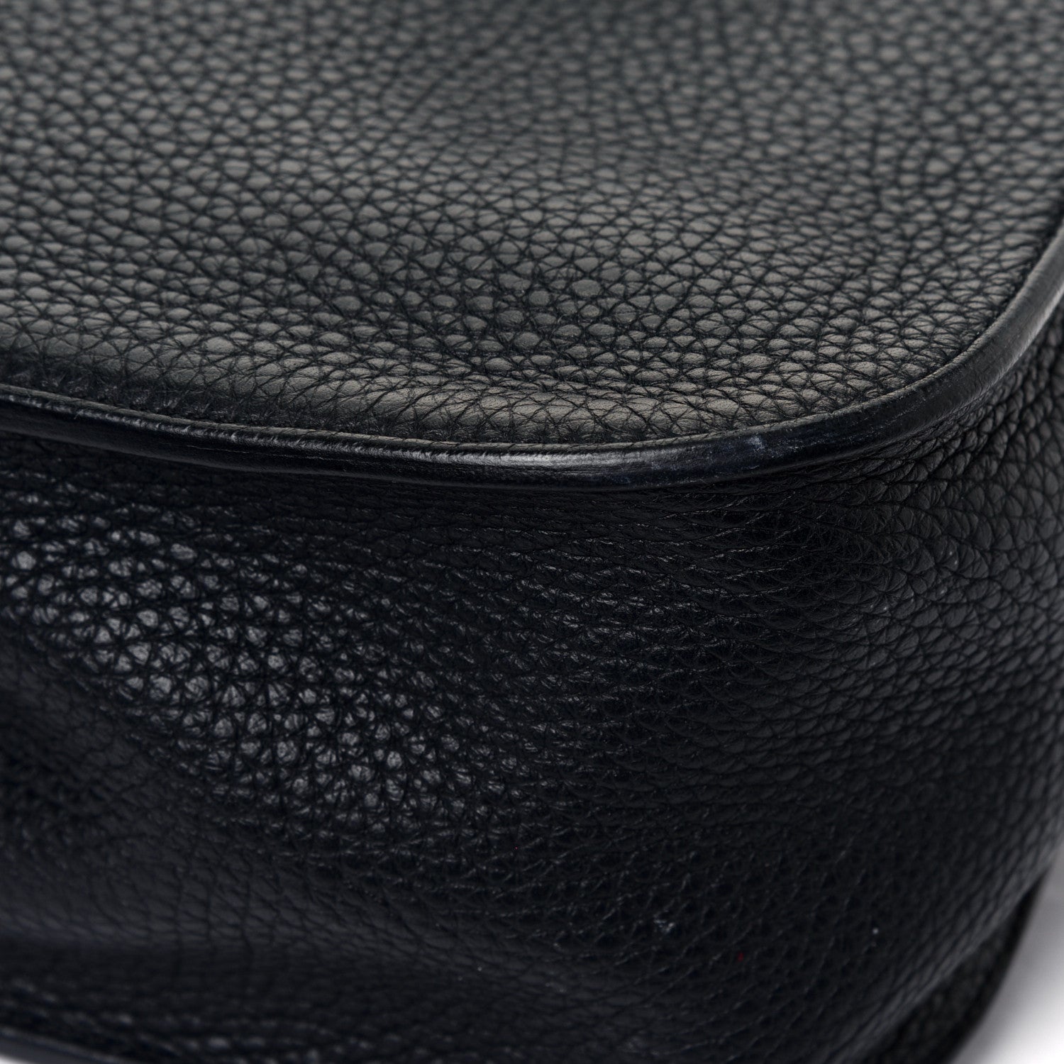 Hermes Taurillon Clemence Halzan 31 GM Black 5 of 6