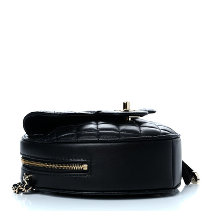 Chanel Lambskin Quilted CC In Love Heart Bag Black 4 of 11