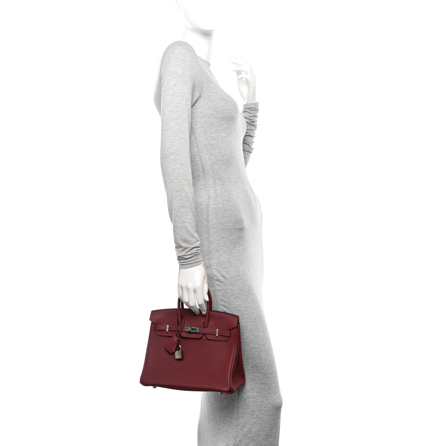 Hermes Togo Birkin 25 Rouge H 2 of 12