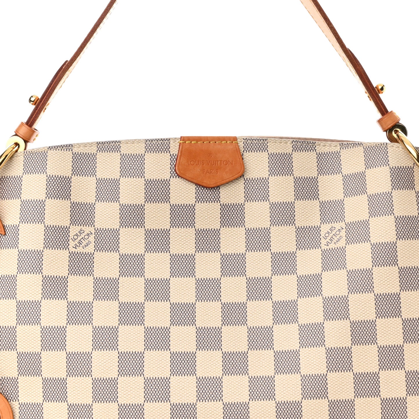 Damier Azur Graceful PM Rose Ballerine
