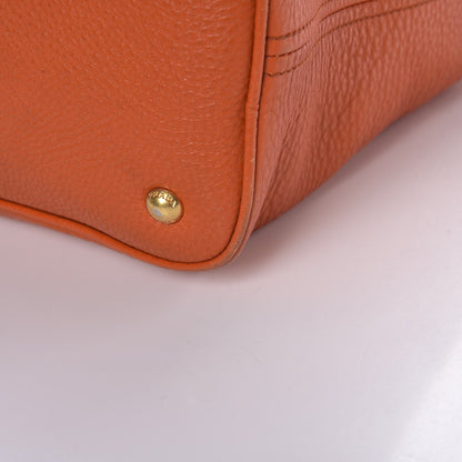 Prada Vitello Daino Hobo Papaya 13 of 14