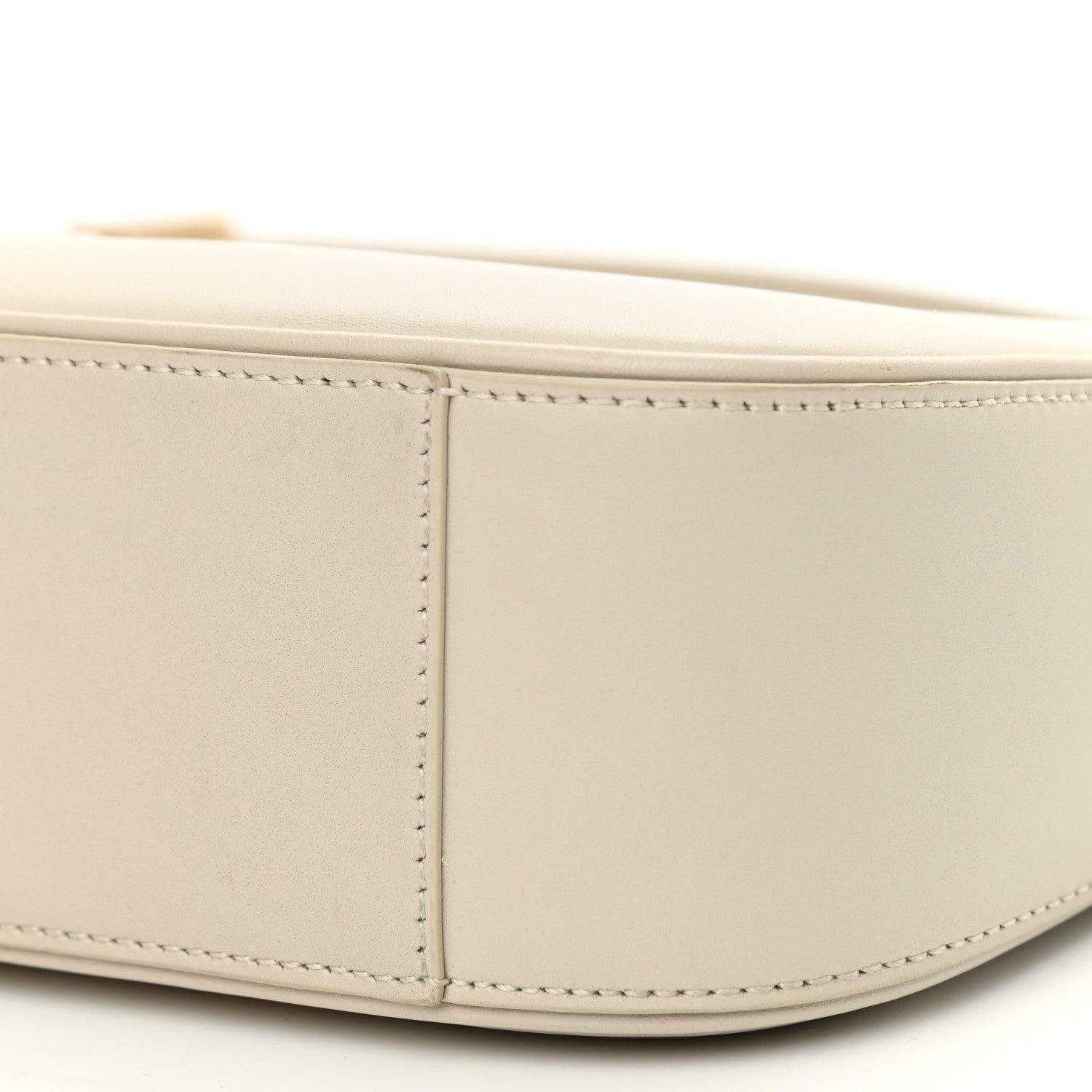 Saint Laurent Smooth Calfskin Le 5 A 7 Hobo Blanc Vintage 10 of 11
