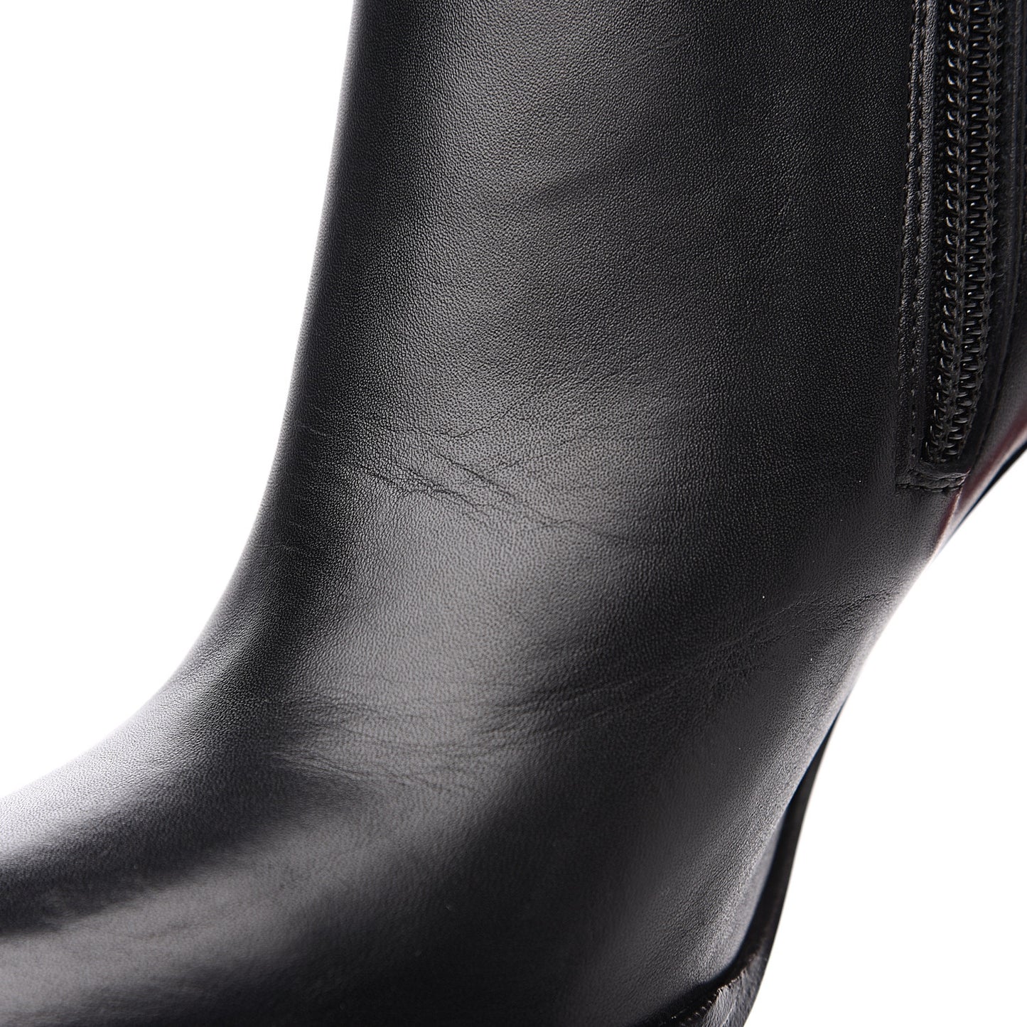 Calfskin Adox 85 Ankle Boots 36.5 Black