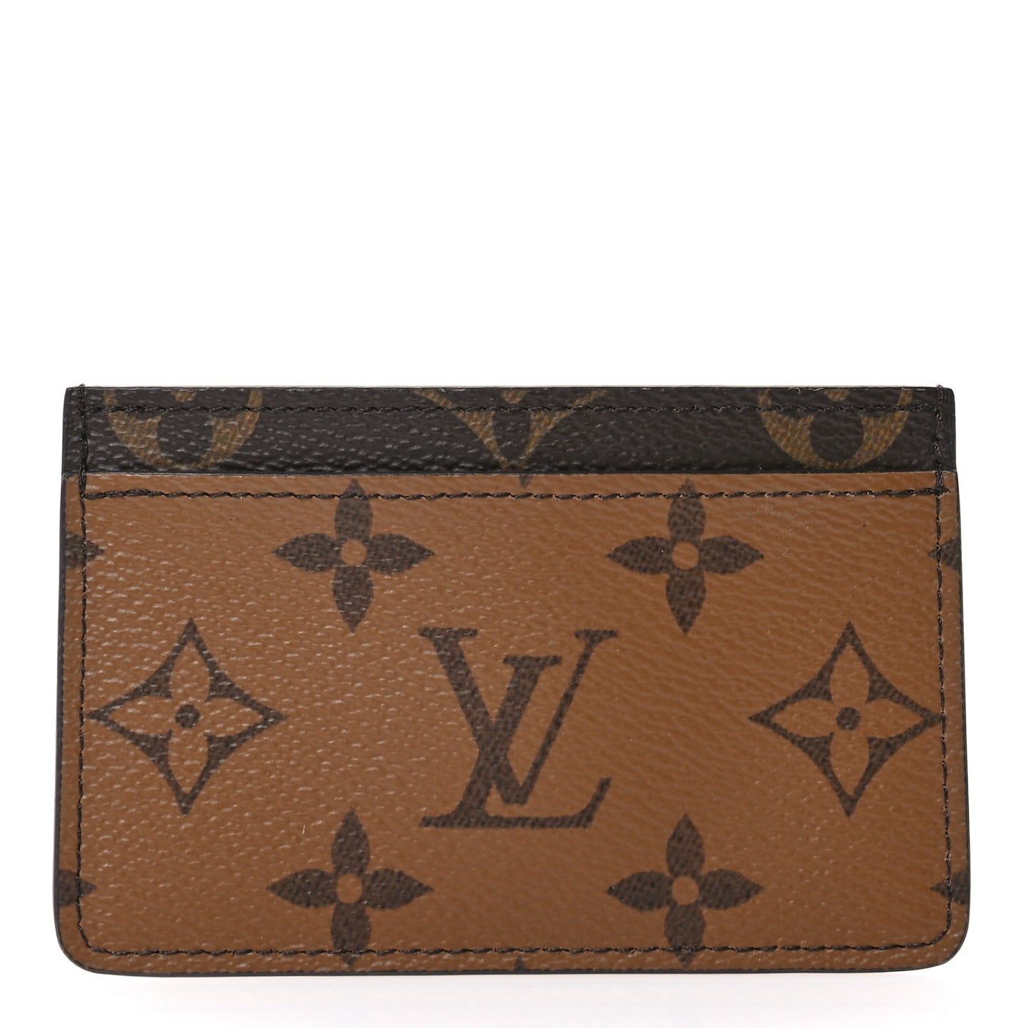 Reverse Monogram Card Holder
