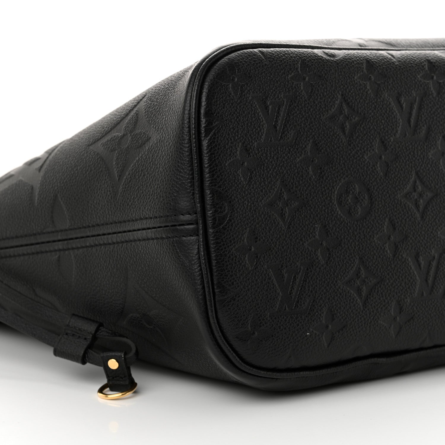 Louis Vuitton Empreinte Monogram Giant Neverfull MM Black 9 of 10
