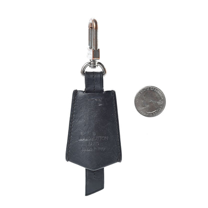 Louis Vuitton Calfskin Cloche Cles Key Holder Black 2 of 5