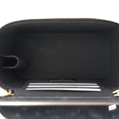 Chanel Lambskin Quilted Small Top Handle Vanity Case With Chain Black 5 of 13