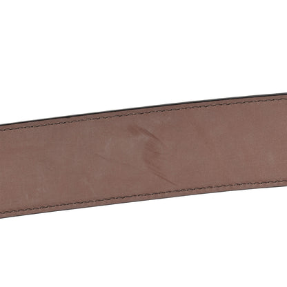 Gucci GG Supreme Monogram Selleria Calfskin Interlocking G 40mm Belt 90 36 Beige Ebony Cocoa 5 of 5