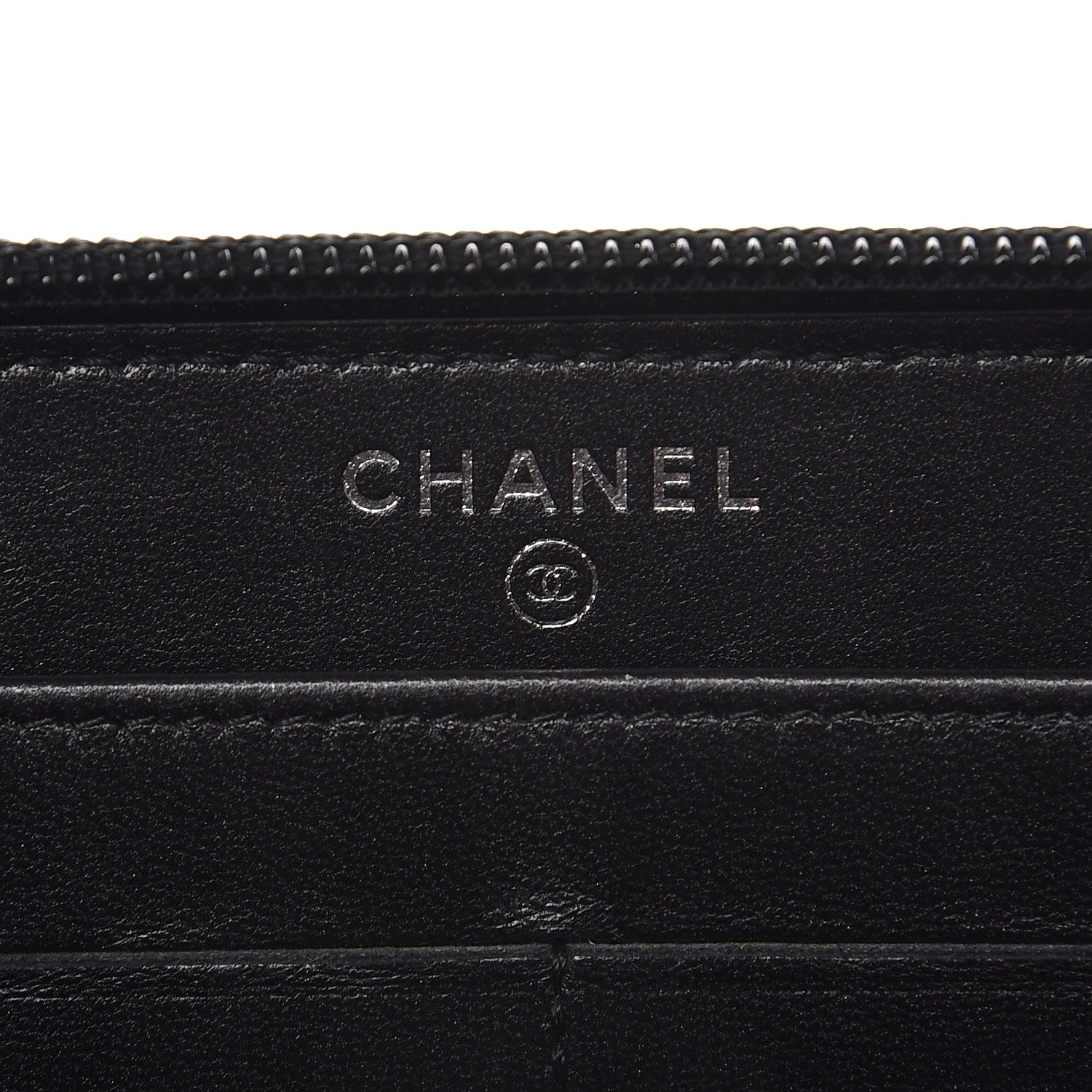 Chanel Patent Quilted Boy Zip Around Wallet Burgundy 6 of 8