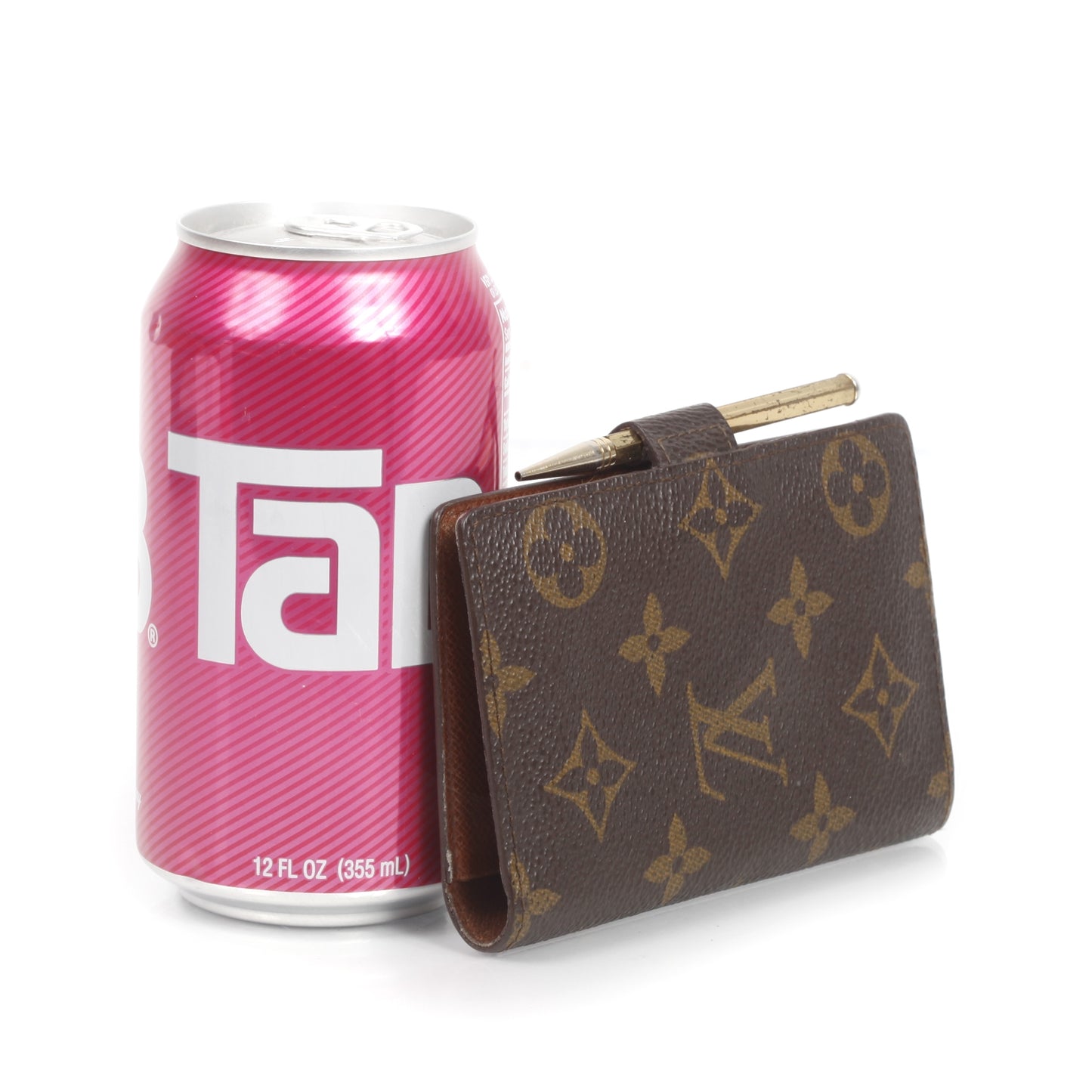 Monogram Mini Agenda Cover w Pencil