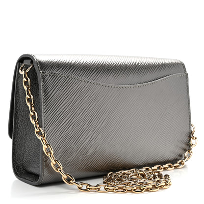 Louis Vuitton Epi Pochette Louise NM Gunmetal 3 of 9