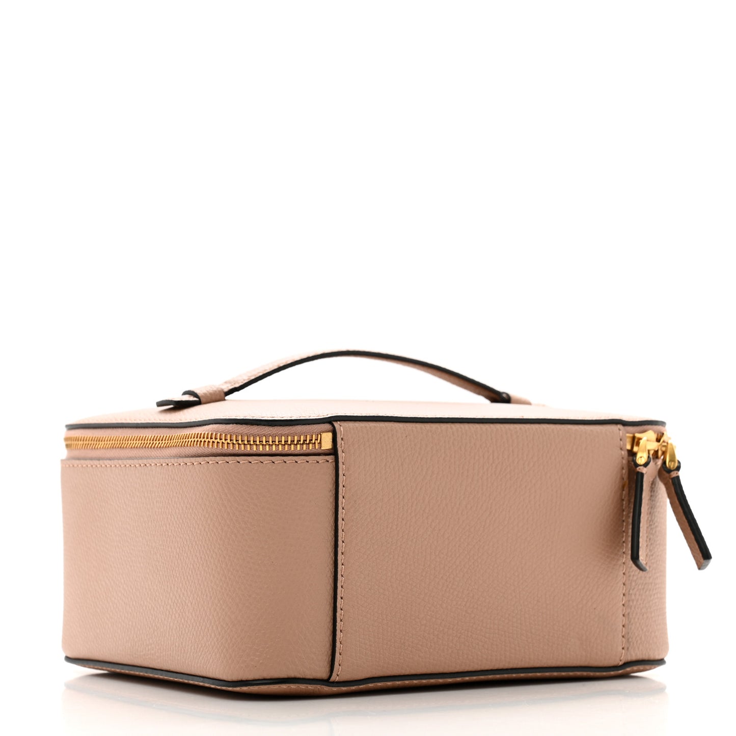 Grained Calfskin VLogo Signature Wash Bag Rose Cannelle