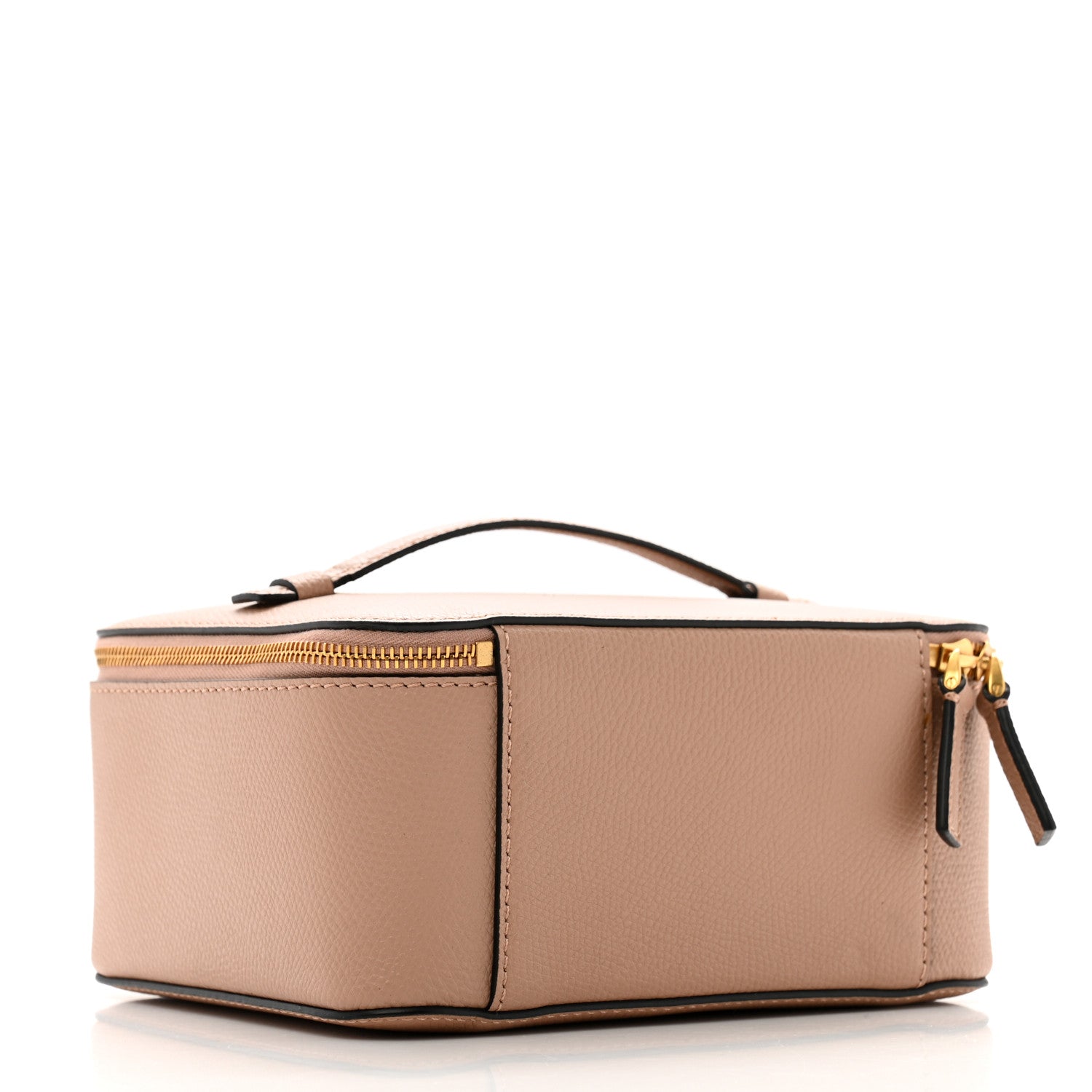 Valentino Garavani Grained Calfskin VLogo Signature Wash Bag Rose Cannelle 4 of 9