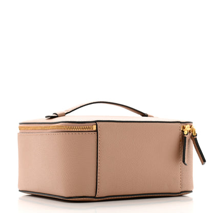 Valentino Garavani Grained Calfskin VLogo Signature Wash Bag Rose Cannelle 4 of 9