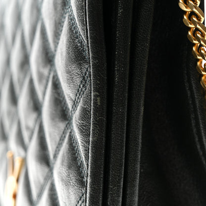 Saint Laurent Lambskin Quilted Mini Becky Chain Bag Vert Fonce 11 of 21