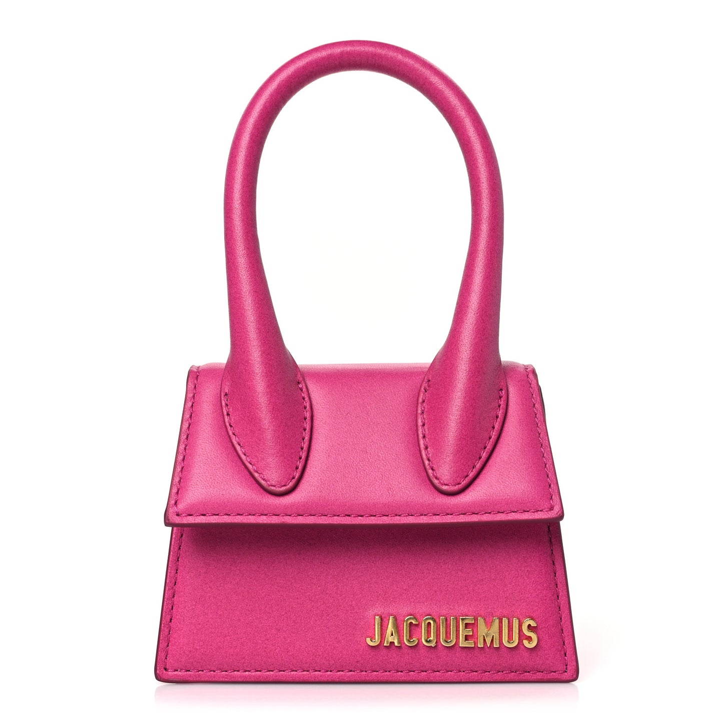 Smooth Calfskin Le Chiquito Dark Pink