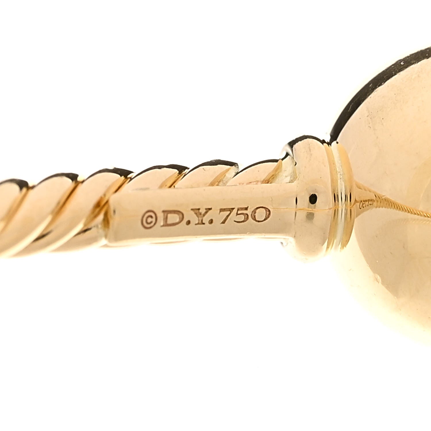 David Yurman 18K Yellow Gold 10mm Solari Bracelet 3 of 4