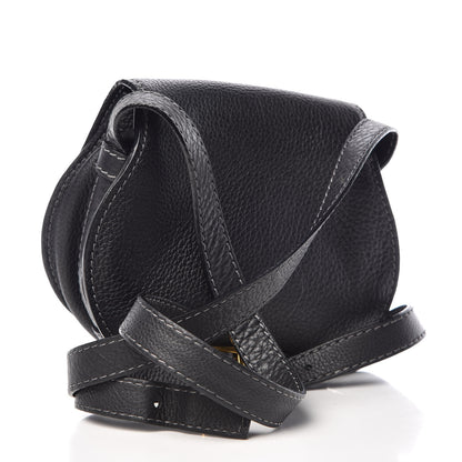 Chloe Calfskin Mini Marcie Round Crossbody Bag Black 3 of 7