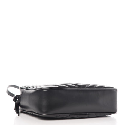 Saint Laurent Calfskin Matelasse Monogram Lou Camera Bag Black 4 of 8
