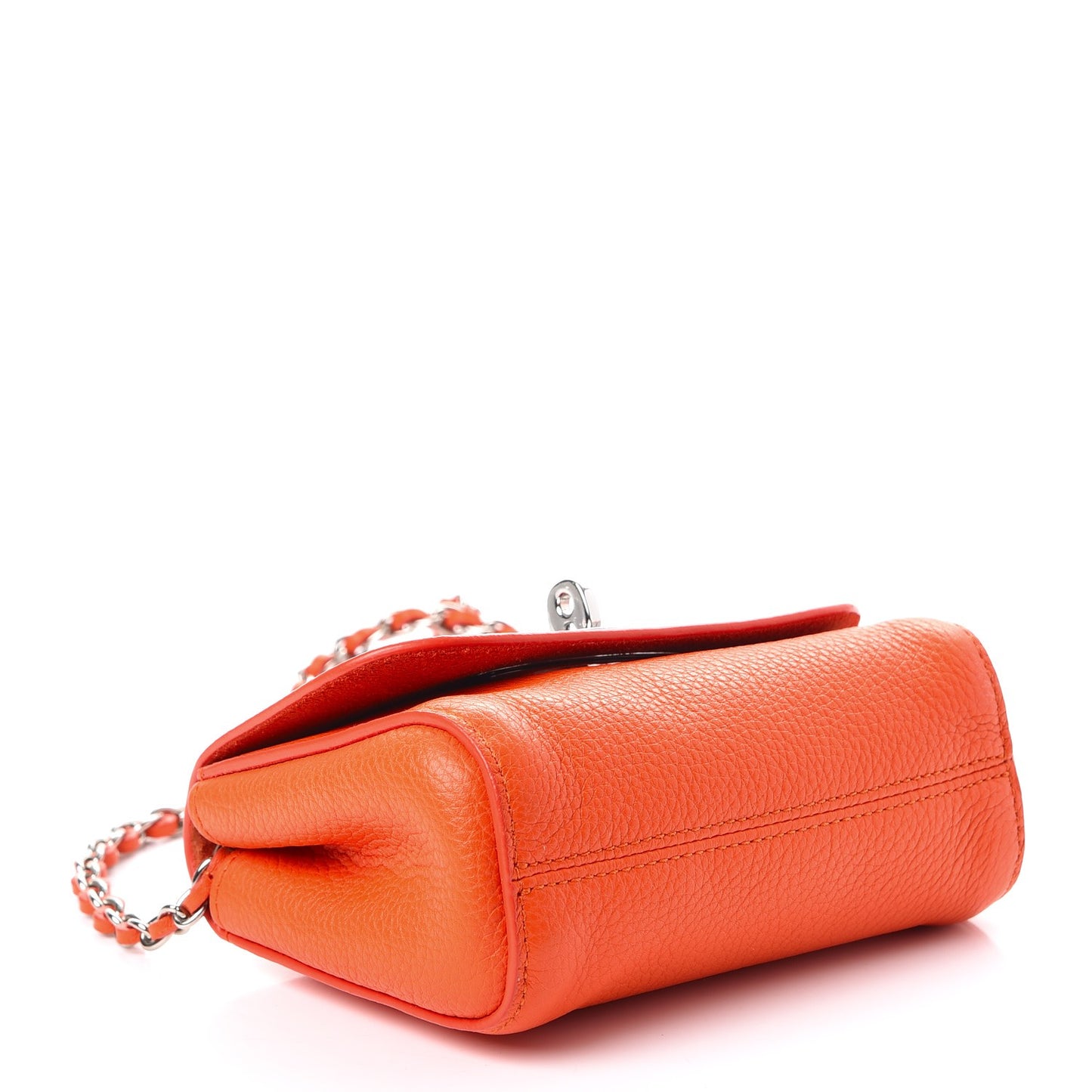 Small Classic Grain Calfskin Mini Lily Manadrin