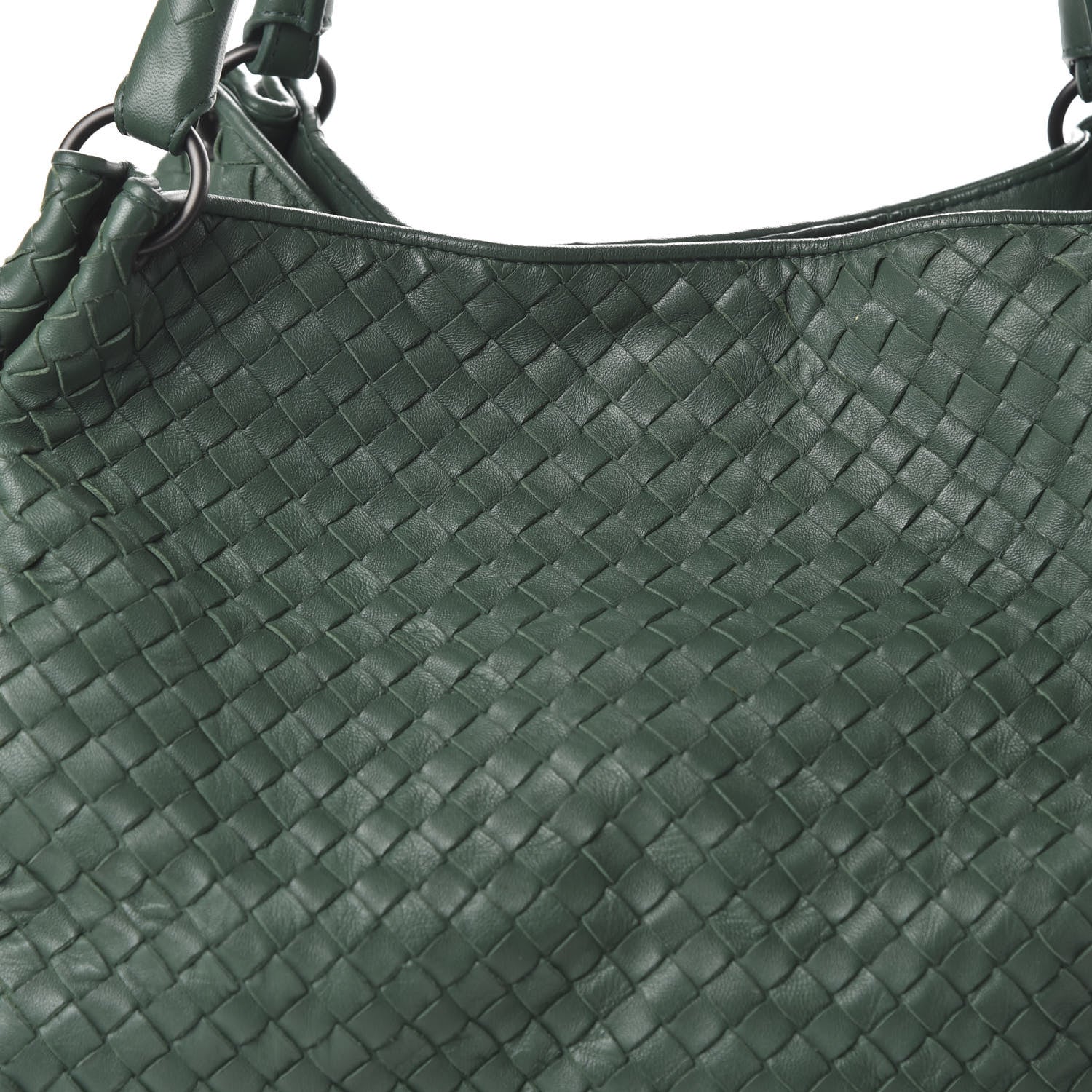 Bottega Veneta Nappa Intrecciato Parachute Bag Green 9 of 9