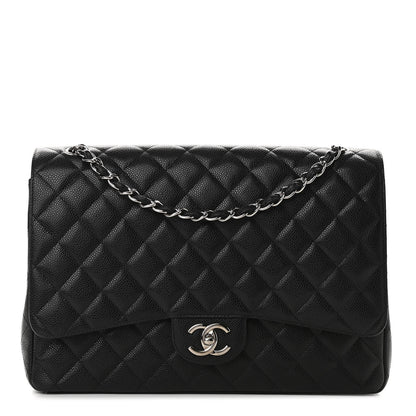 Chanel Caviar Quilted Maxi Double Flap Black 1 of 9