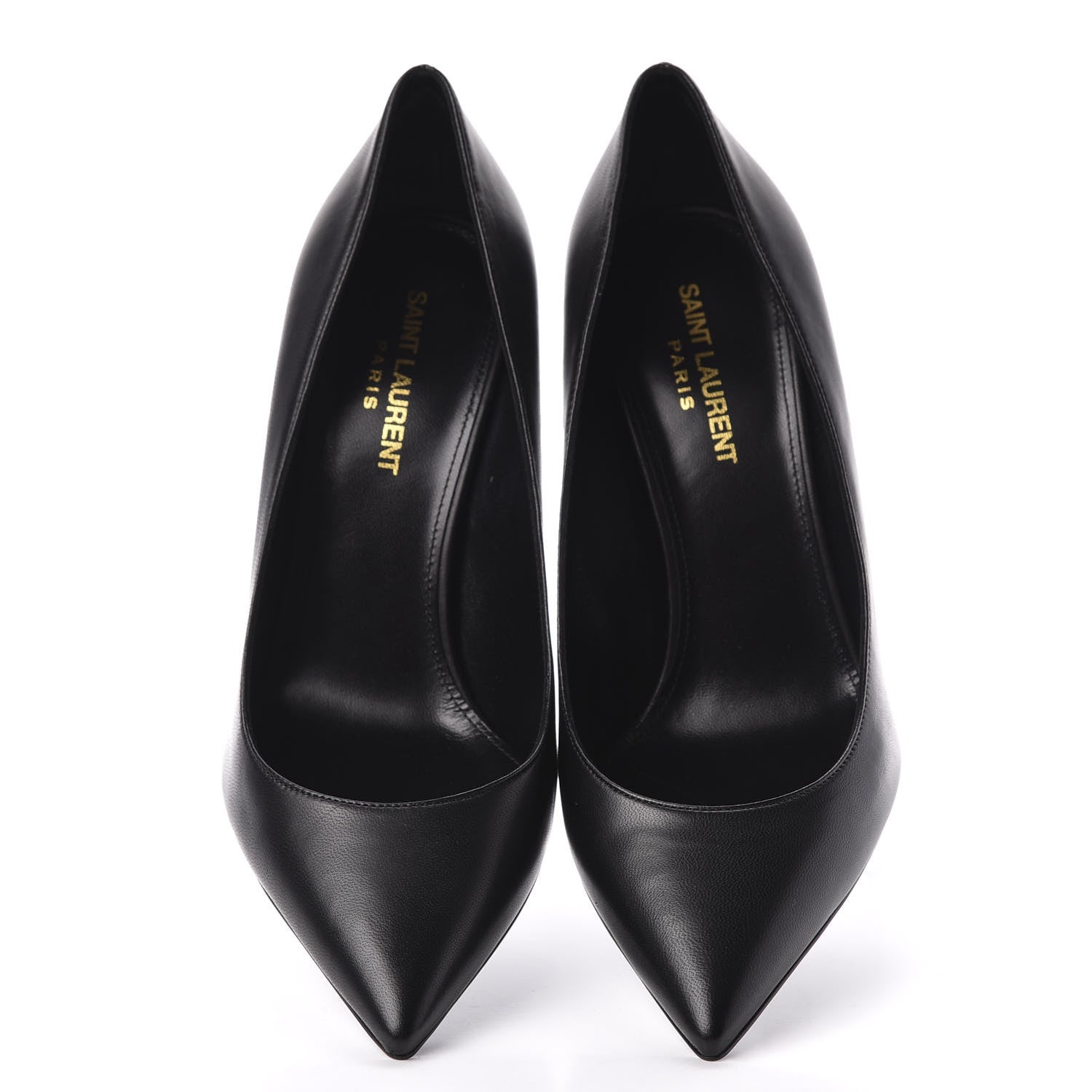 Saint Laurent Calfskin Opyum 85 Pumps 38.5 Black 5 of 10