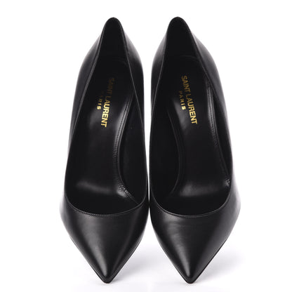 Saint Laurent Calfskin Opyum 85 Pumps 38.5 Black 5 of 10