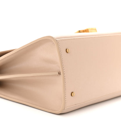 Saint Laurent SAINT LAURENT Grain de Poudre Medium Classic Monogram Cassandra Top Handle Beige 8 of 9
