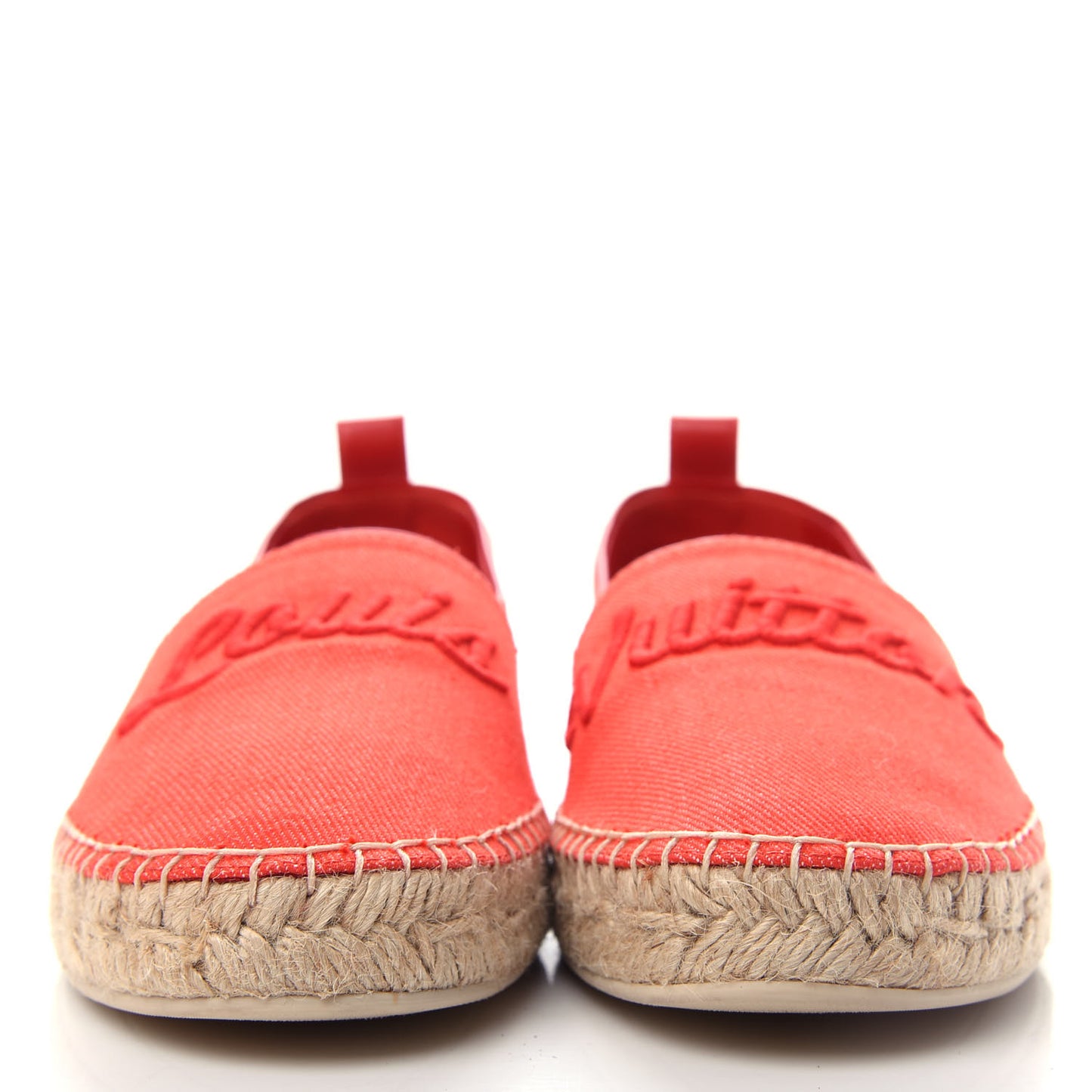 Canvas Waterfall Espadrille 40 Rouge