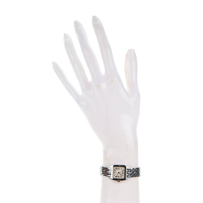 Cartier Stainless Steel 20mm Santos Demoiselle Quartz Watch 2 of 8