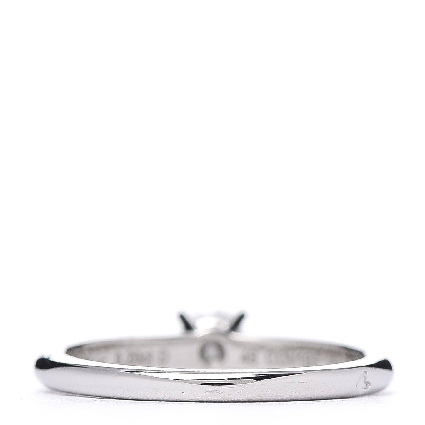 Platinum Diamond .20ct Solitaire Engagement Ring 48 4.5