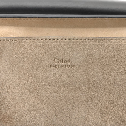 Chloe Suede Calfskin Small Faye Shoulder Bag Black 6 of 10