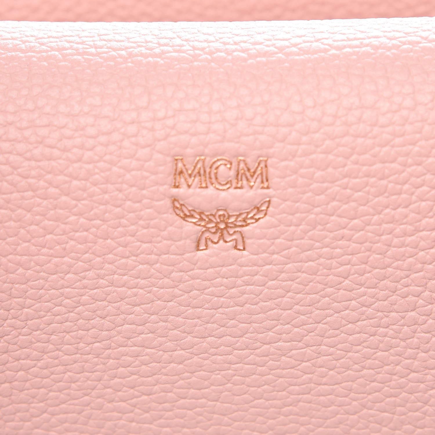 MCM Grained Calfskin Medium Milla Tote Pink Blush 8 of 8