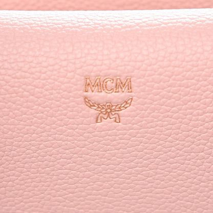 MCM Grained Calfskin Medium Milla Tote Pink Blush 8 of 8