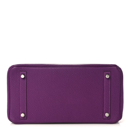 Hermes Togo Birkin 30 Anemone 6 of 35