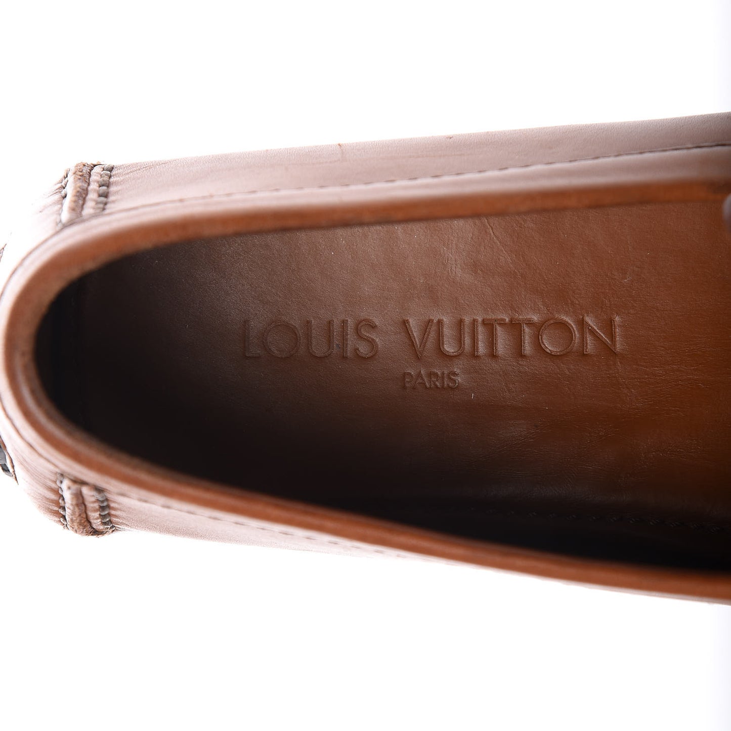 Calfskin Monte Carlo Moccasin Loafers 7 Cognac