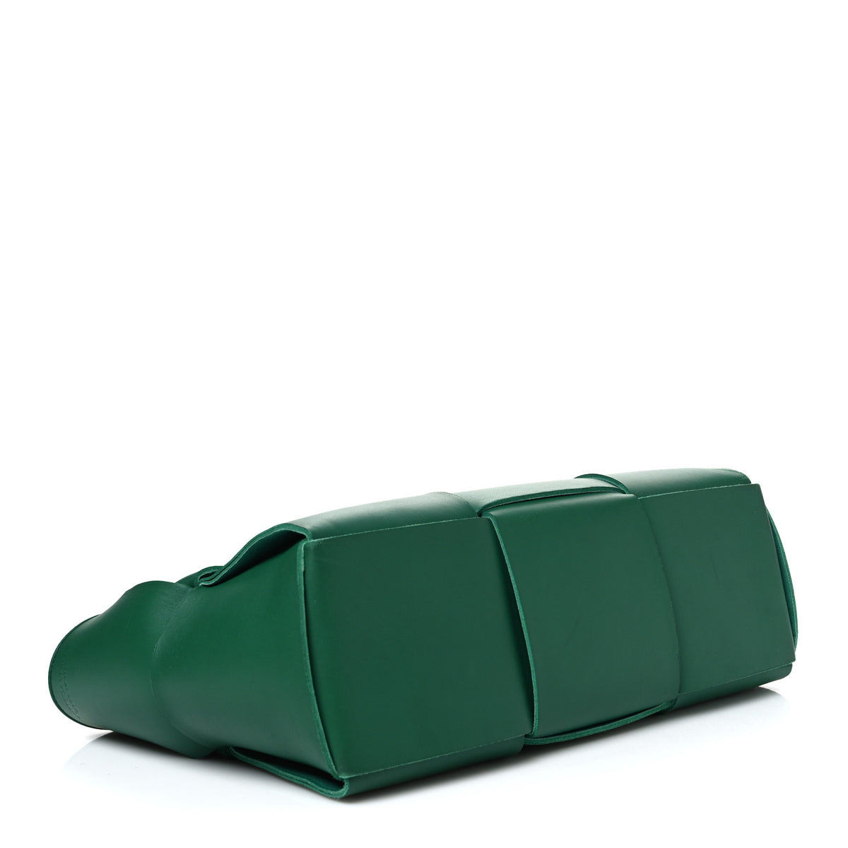 Nappa Maxi Intrecciato Medium Arco Tote Racing Green